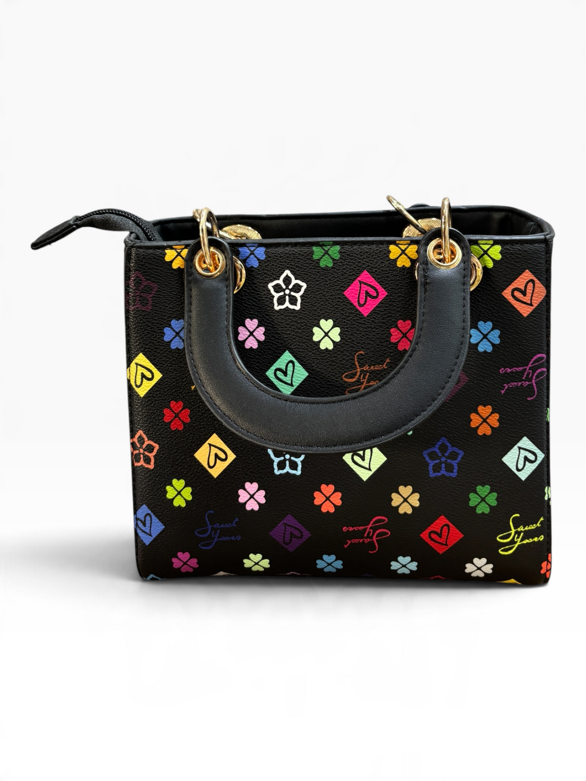 Borsa Sweet Years Nera/Multicolor