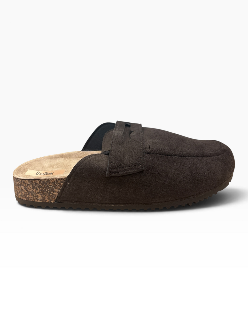 Sabot Marroni in Suede