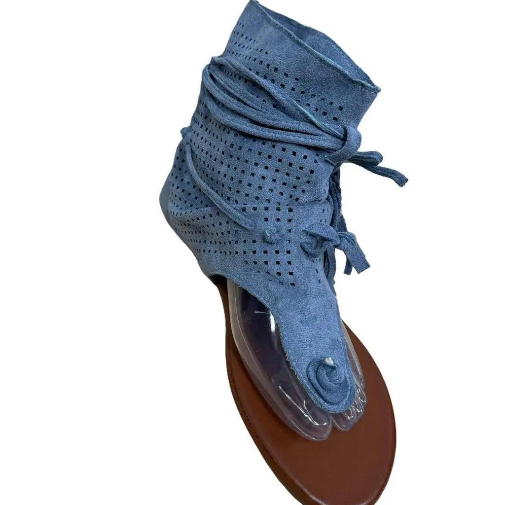 Stivaletto India Azzurro