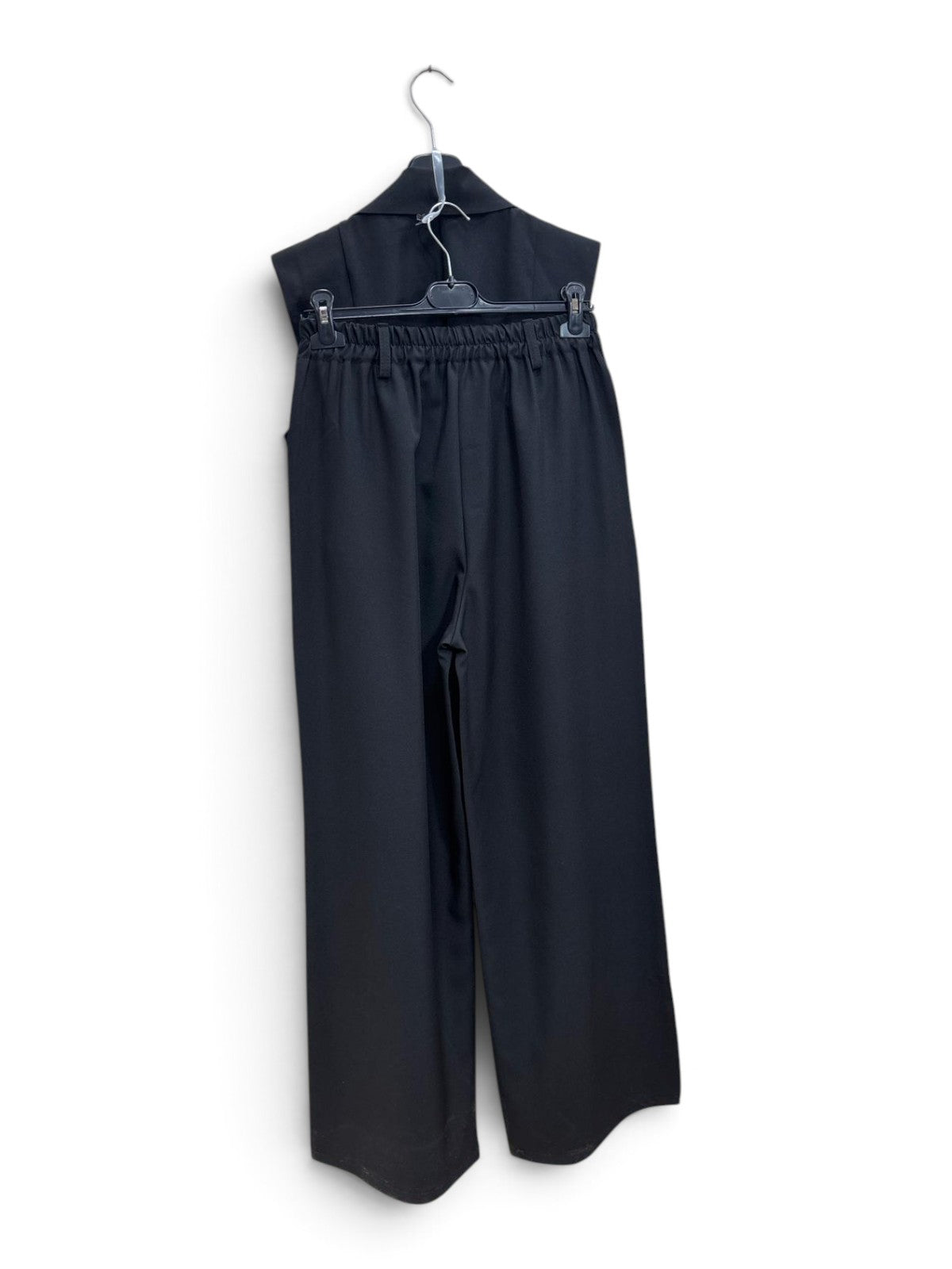 Completo Gilet & Pantalone Palazzo Nero