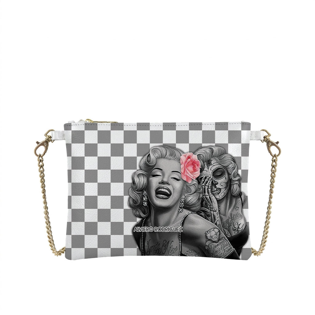 Pochette Teddy Marilyn Skull