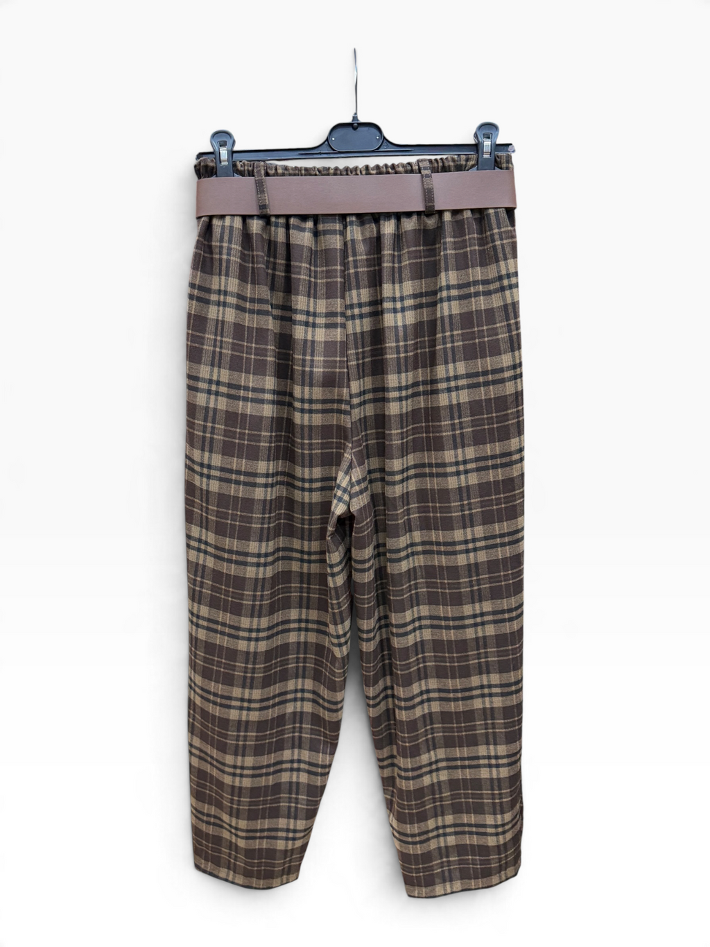 Pantalone NEW Wrap con Cintura QUADRI