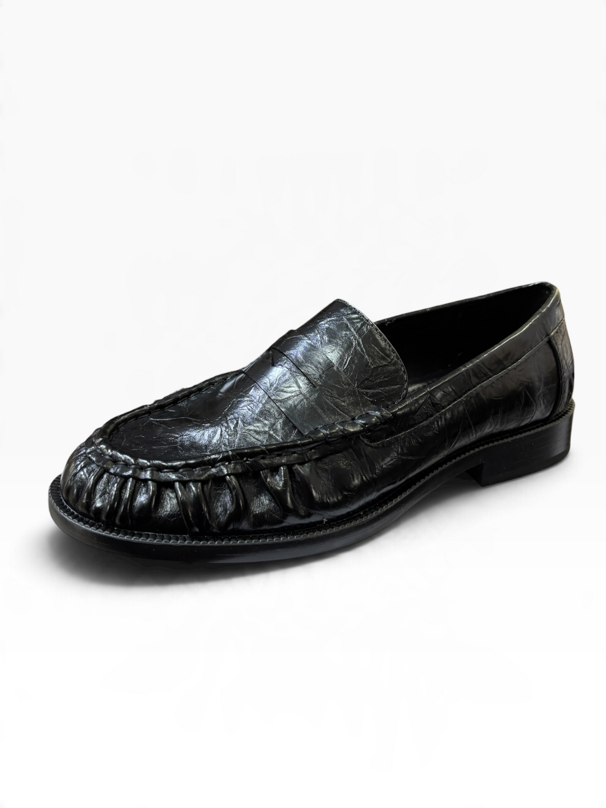 Mocassino Black Croco