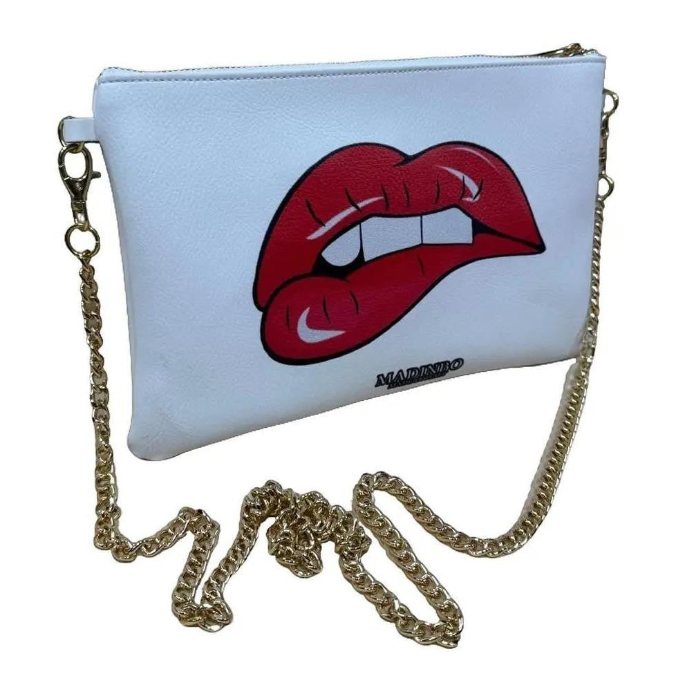Pochette Cleopatra - Labbra Sfondo Bianco