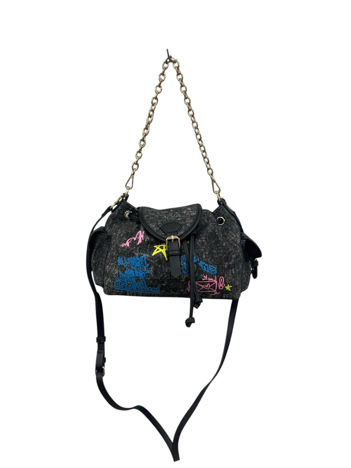 Borsa Stella Denim Nero