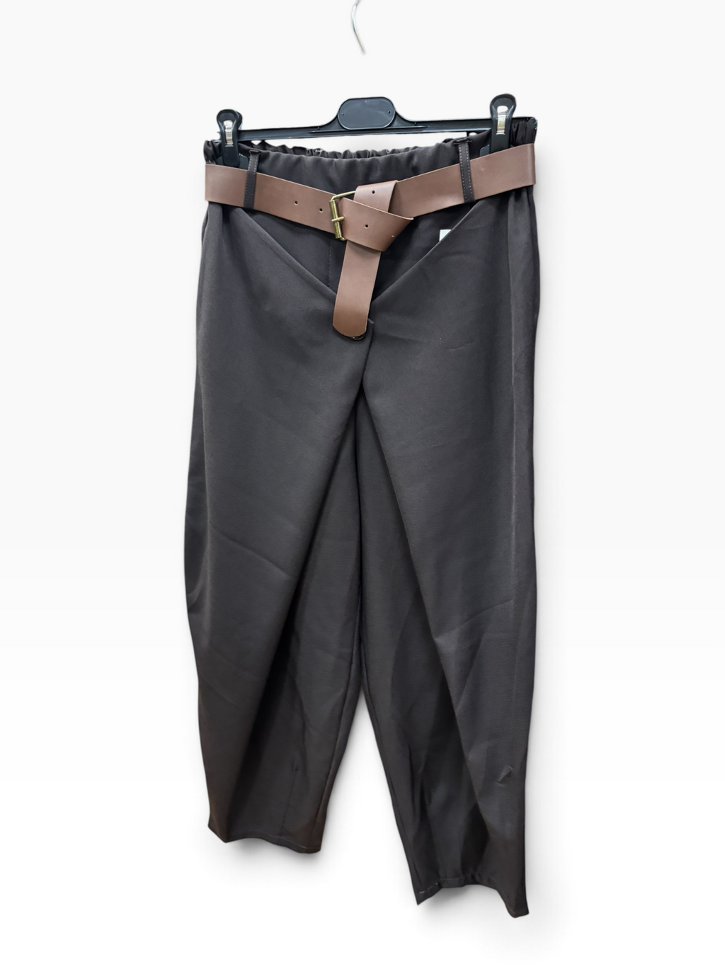 Pantalone NEW Wrap con Cintura Marrone