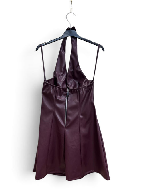 Abito Halter Bordeaux