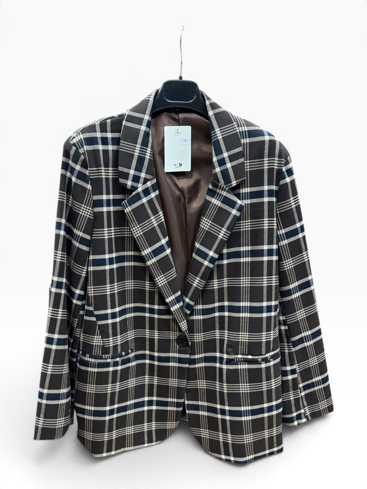 Blazer Country Chic – Tartan con Frange Western
