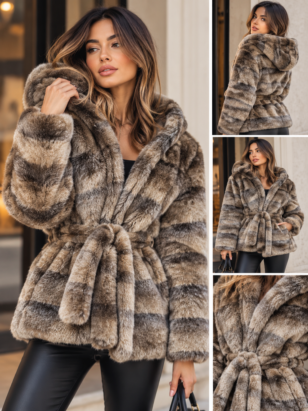 Eco-Pelliccia WILD FUR Brown