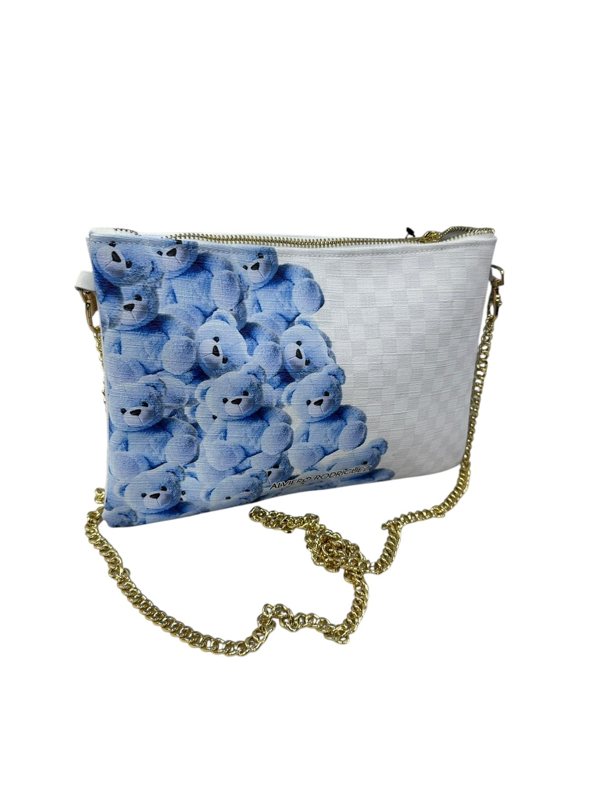 Pochette Cleopatra Teddy Azzurro