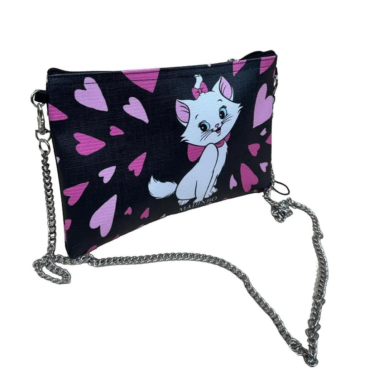 Pochette Cleopatra - Gattina sfondo Nero