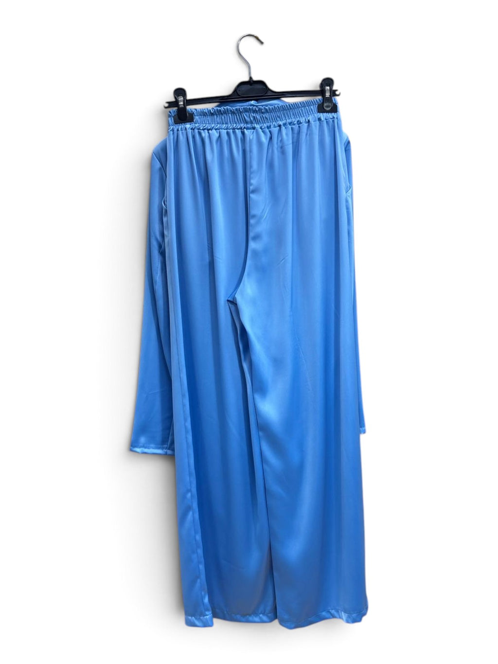 Completo Satin Palazzo Bluette