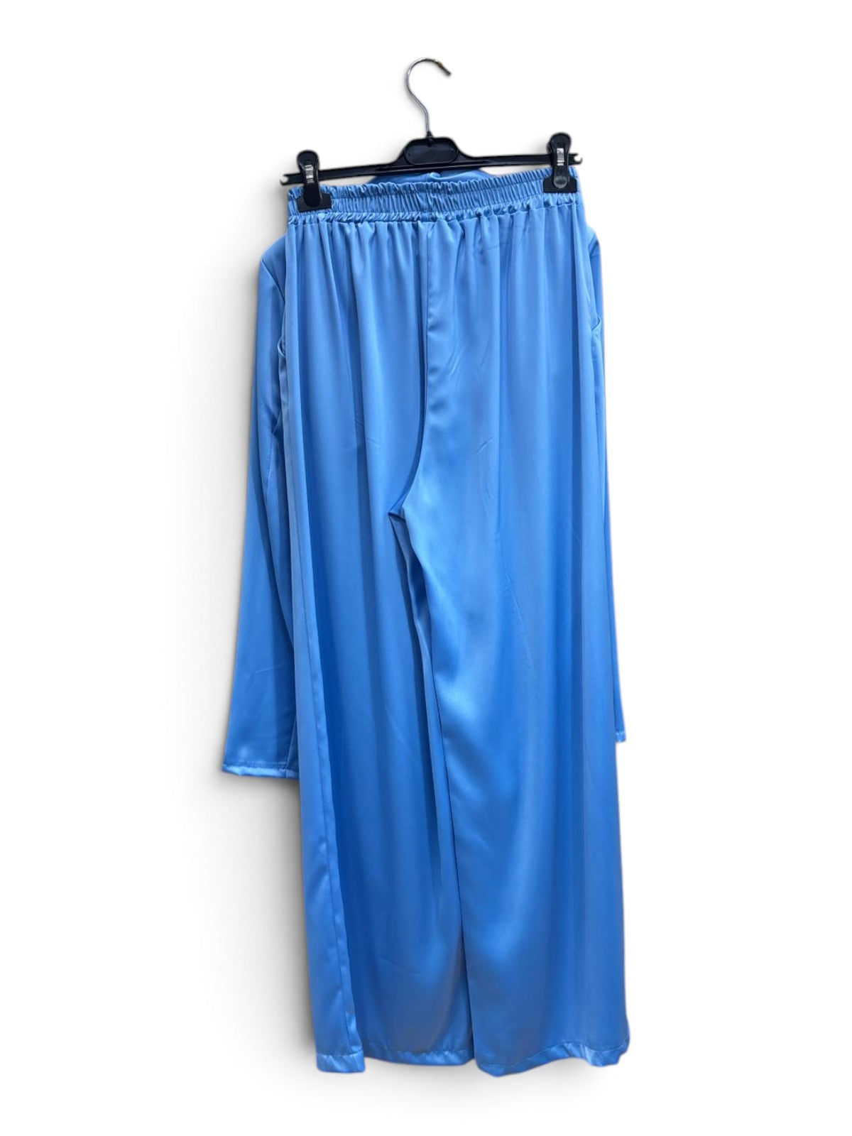 Completo Satin Palazzo Bluette