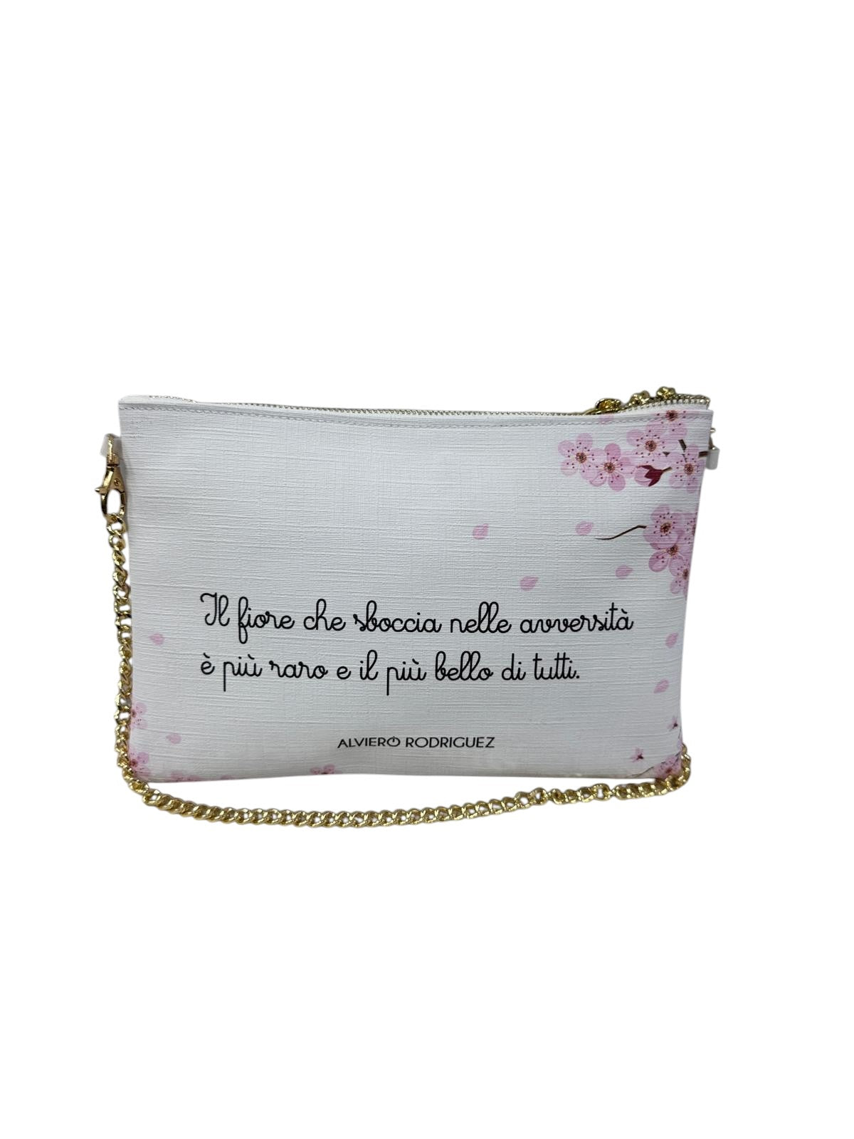 Pochette Cleopatra Frase con Fiori