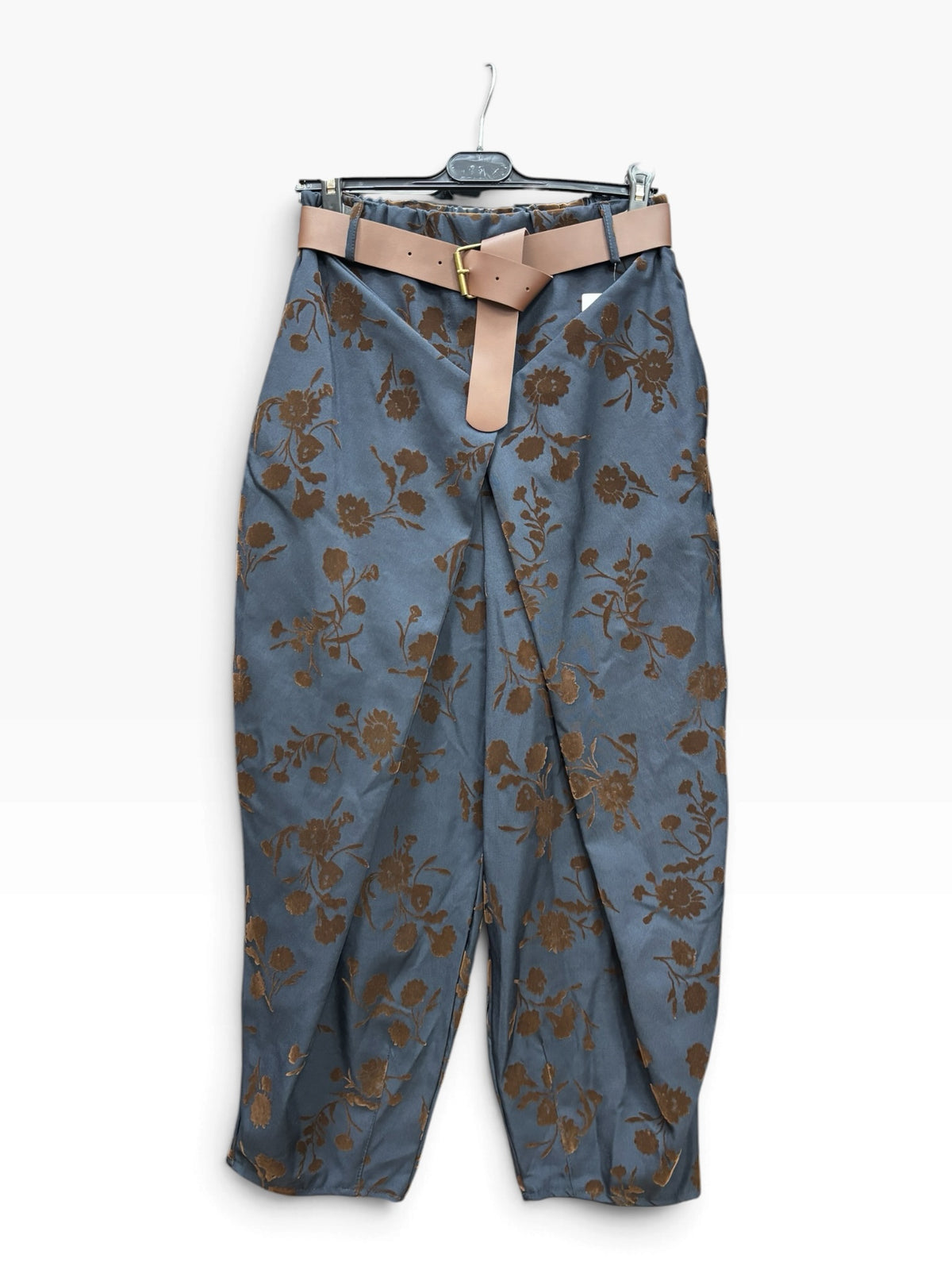 Pantalone NEW Wrap Roses Blue