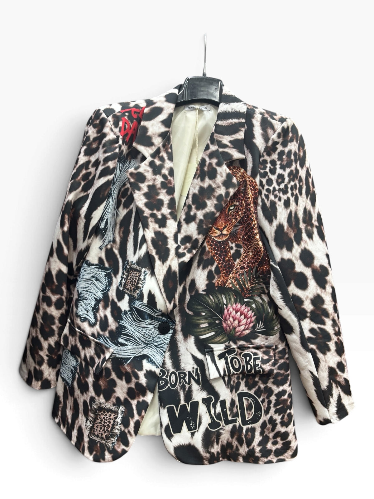 Blazer LEOPARD IN FLOWERS