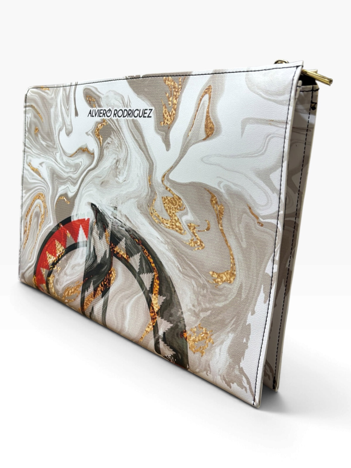 BORSA LOLLYPOP BEIGE/WHITE/GOLD