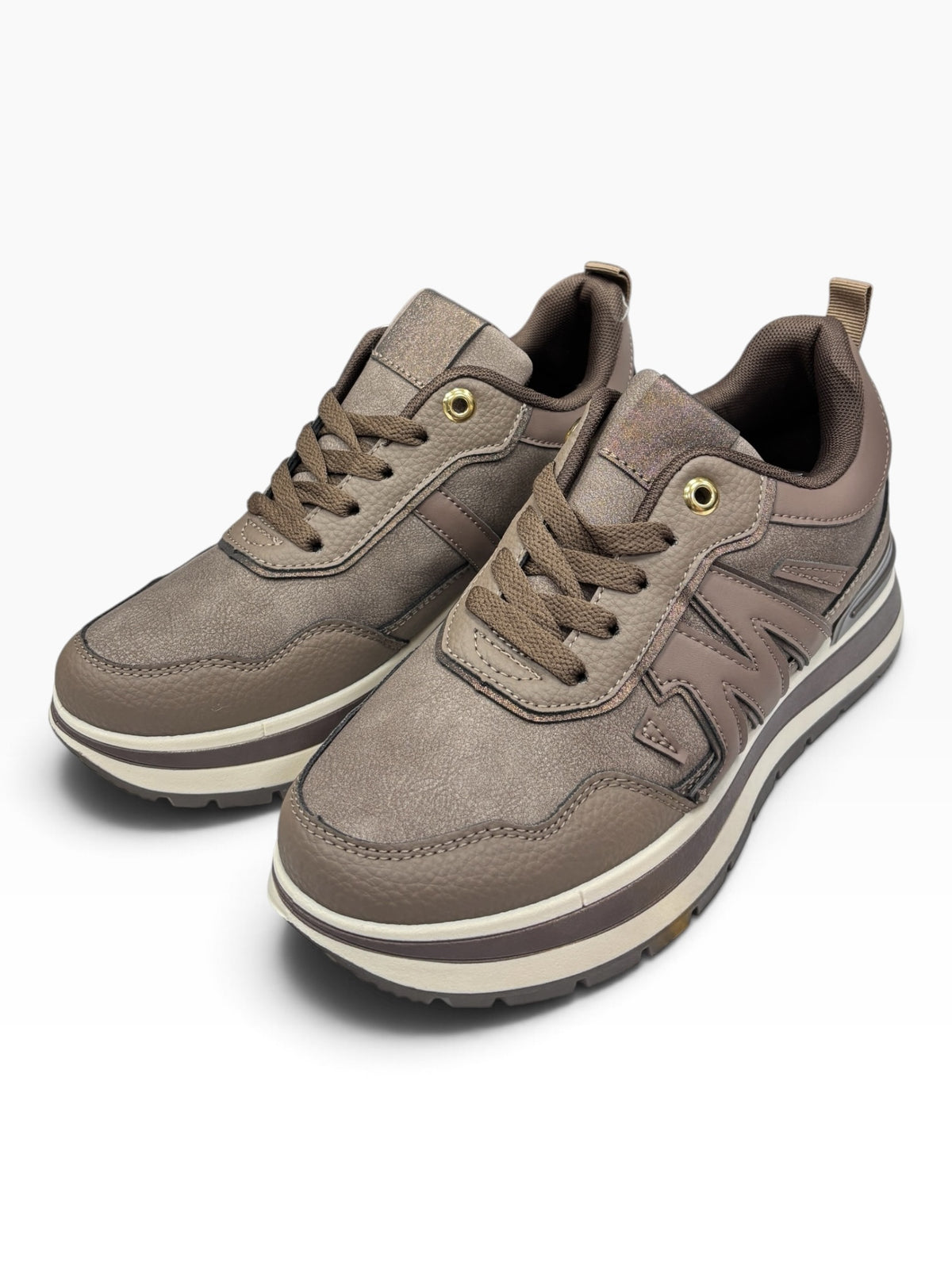 Sneakers Platform Comfort Brown