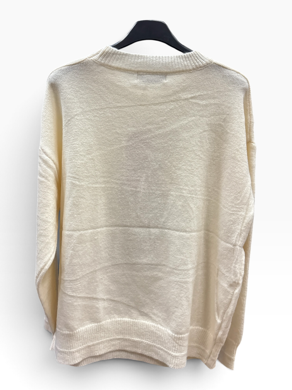 Maglia Teddy Embroidery Beige