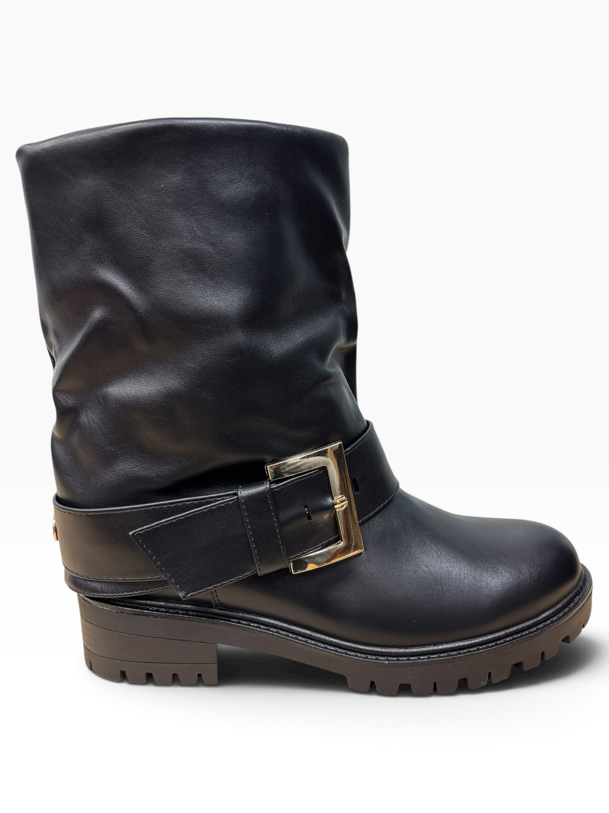 Stivaletto Urban Buckle Nero