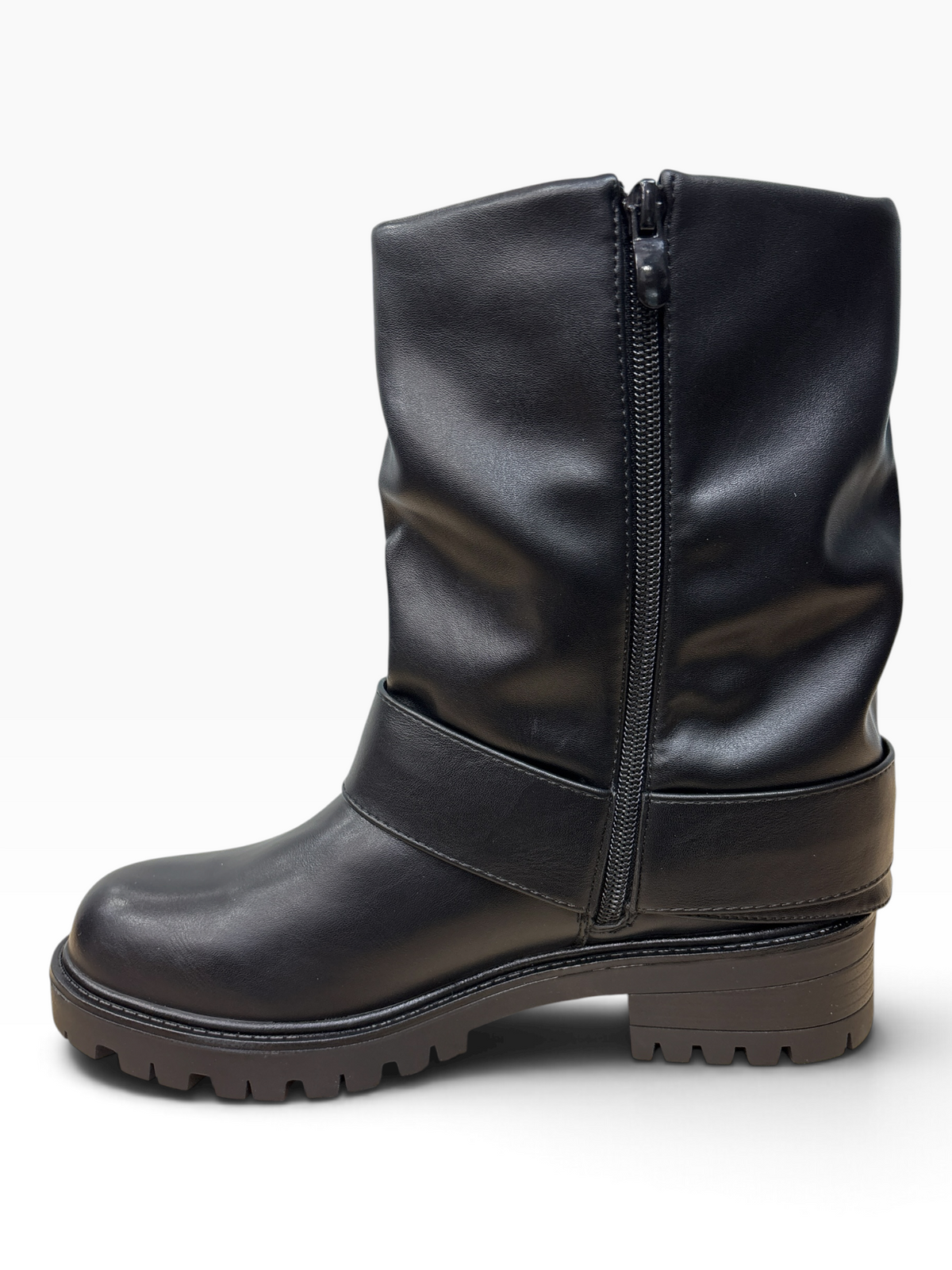 Stivaletto Urban Buckle Nero