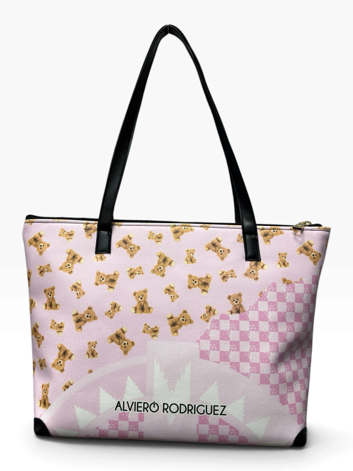 SHOPPER MAXI MINI PINK TEDDY