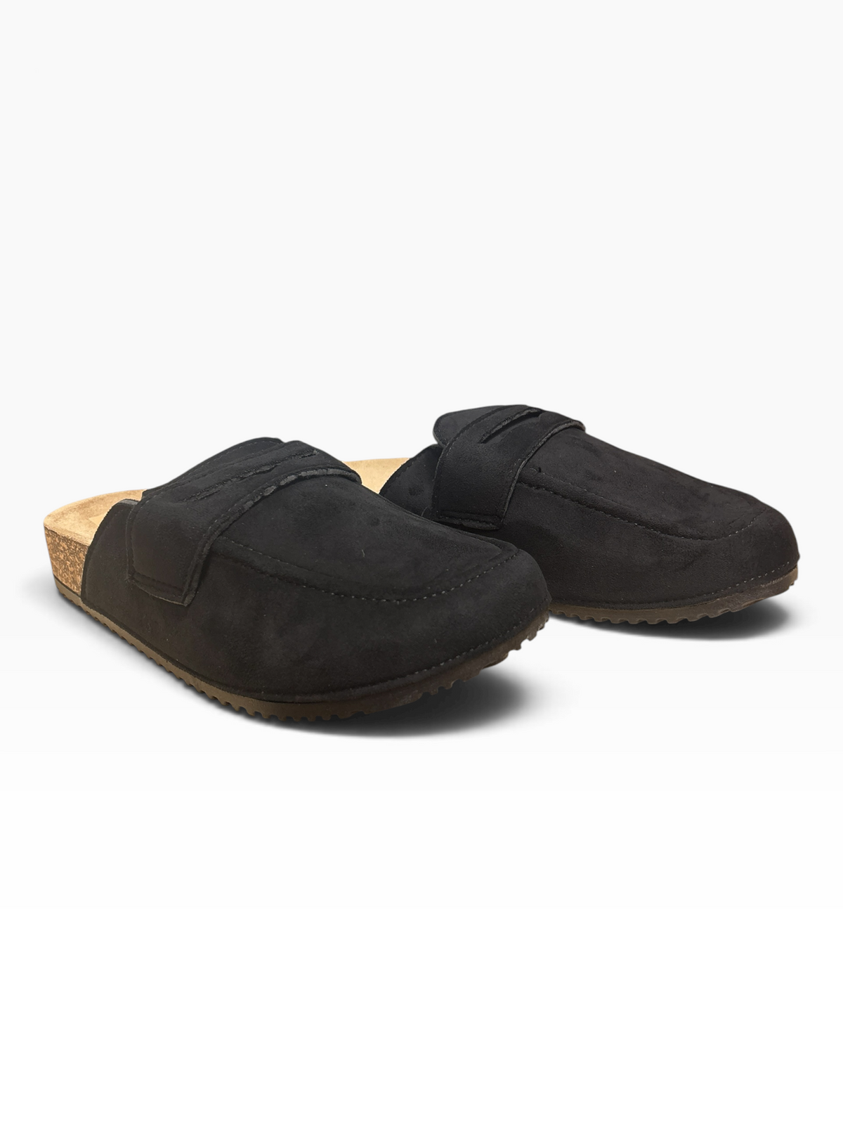 Sabot Neri in Suede