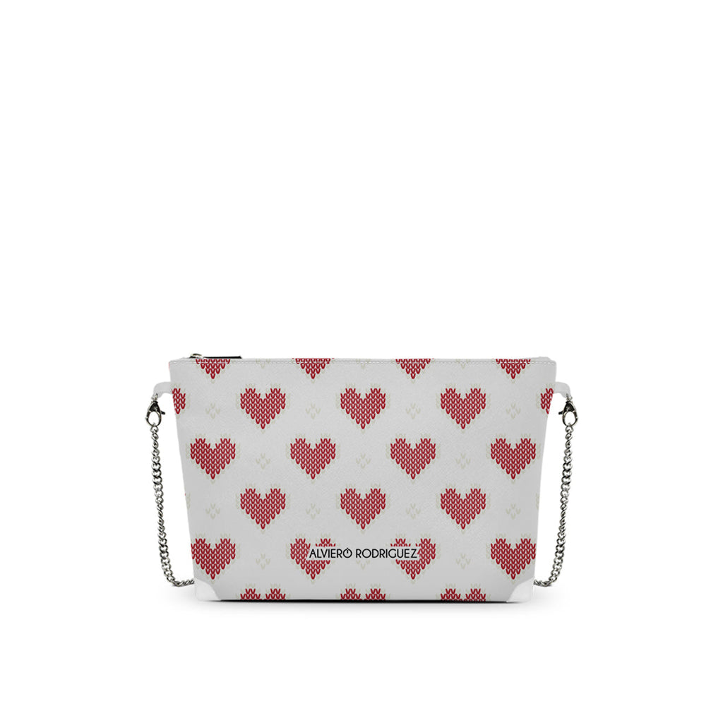 DIVA BAG BIANCA KNITH HEART