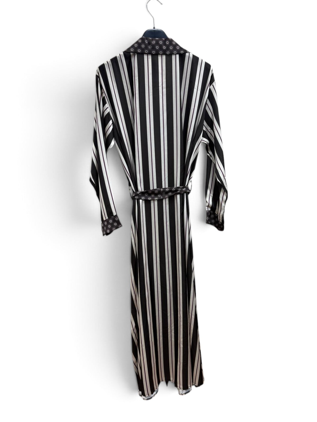 Abito Lungo Righe Chic Marrone