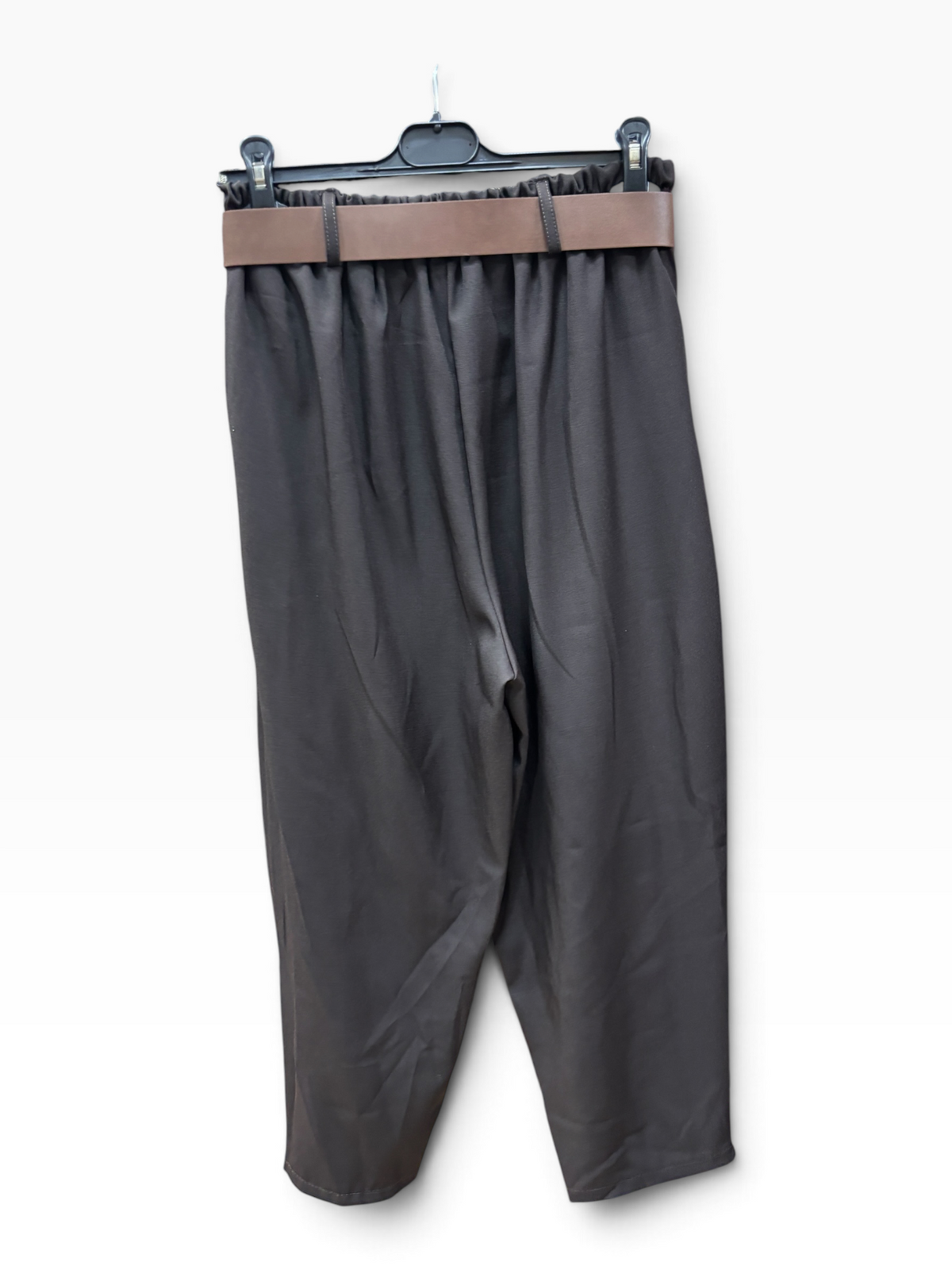 Pantalone NEW Wrap con Cintura Marrone