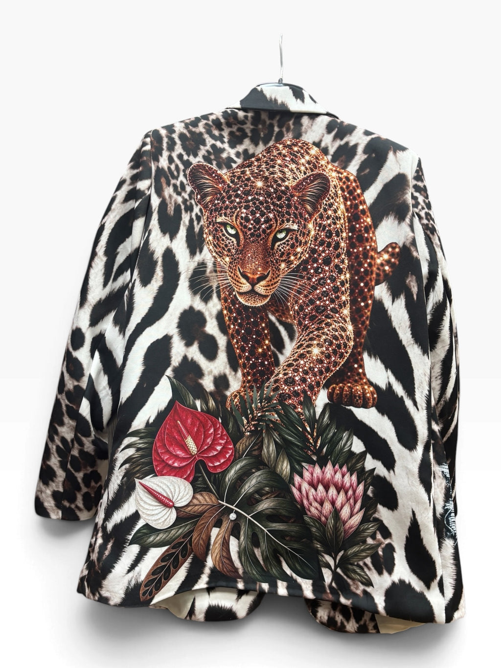 Blazer LEOPARD IN FLOWERS