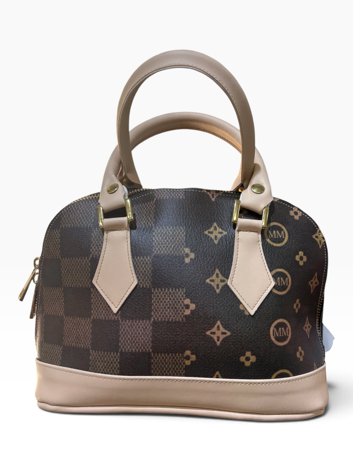 Borsa a Mano con Fantasia Mista e Manici Rigidi MADINBO - Made in Italy