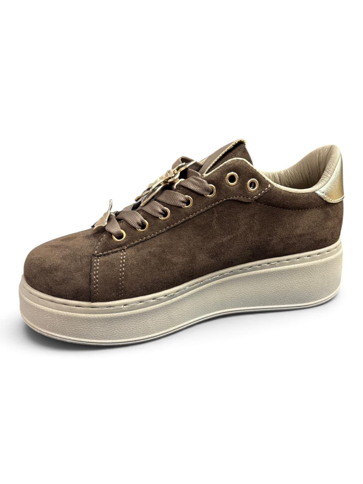 Sneakers Platform Jewel Coffee