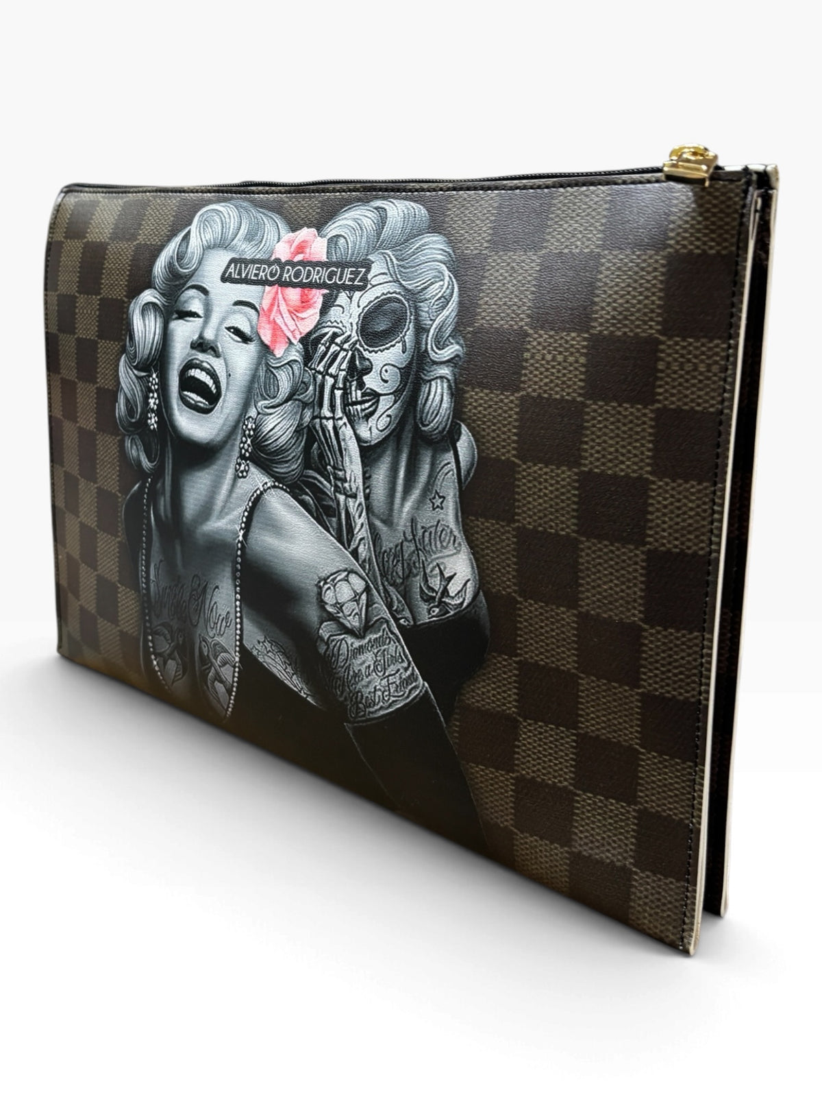 BORSA LOLLYPOP MARYLIN PATTERN MARRONE