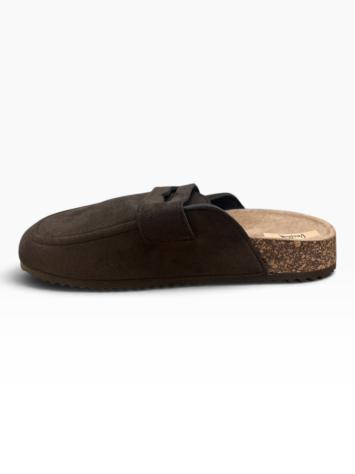 Sabot Marroni in Suede