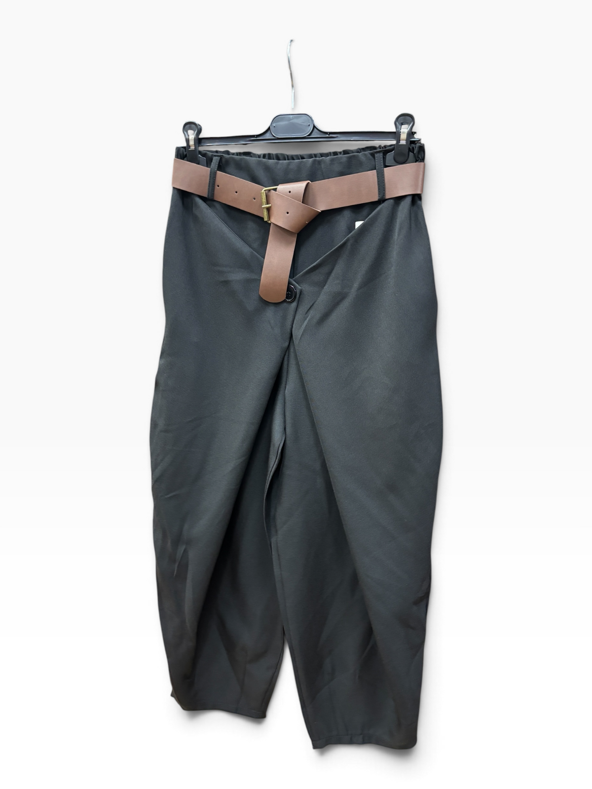 Pantalone NEW Wrap con Cintura Nero