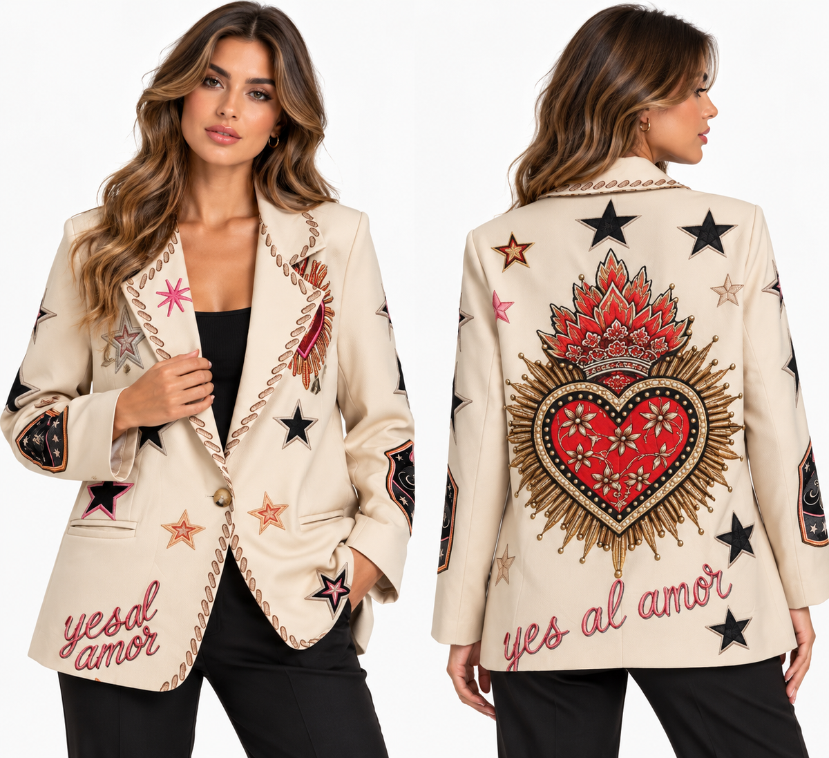 Blazer BEIGE HEART