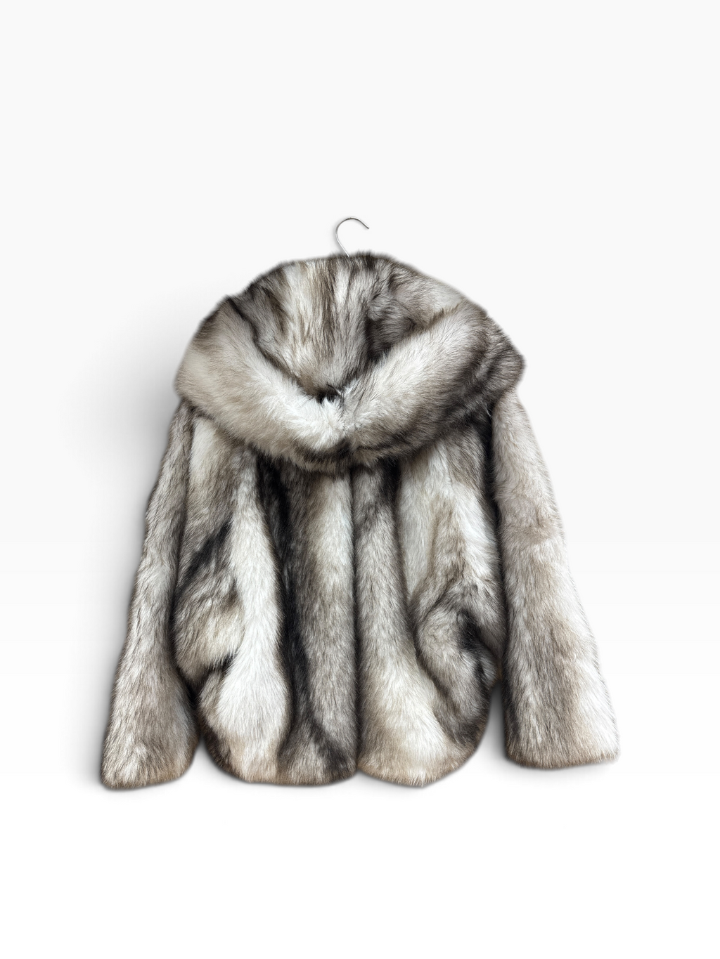 Cappotto in pelliccia ecologica effetto visone