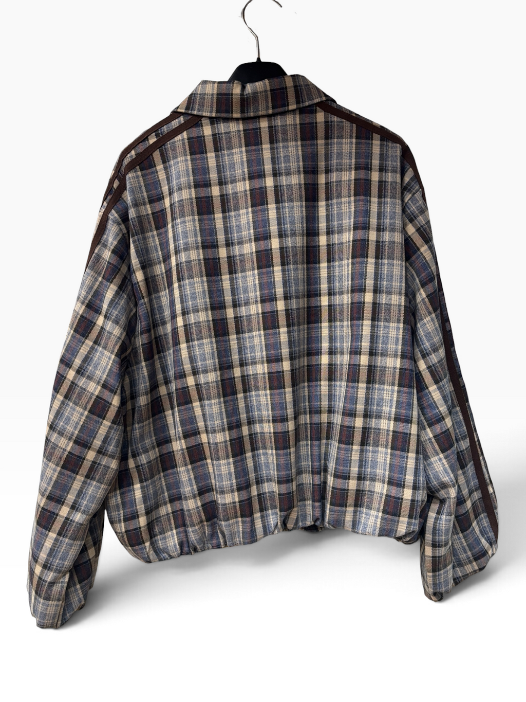 Giacca Check College con Zip