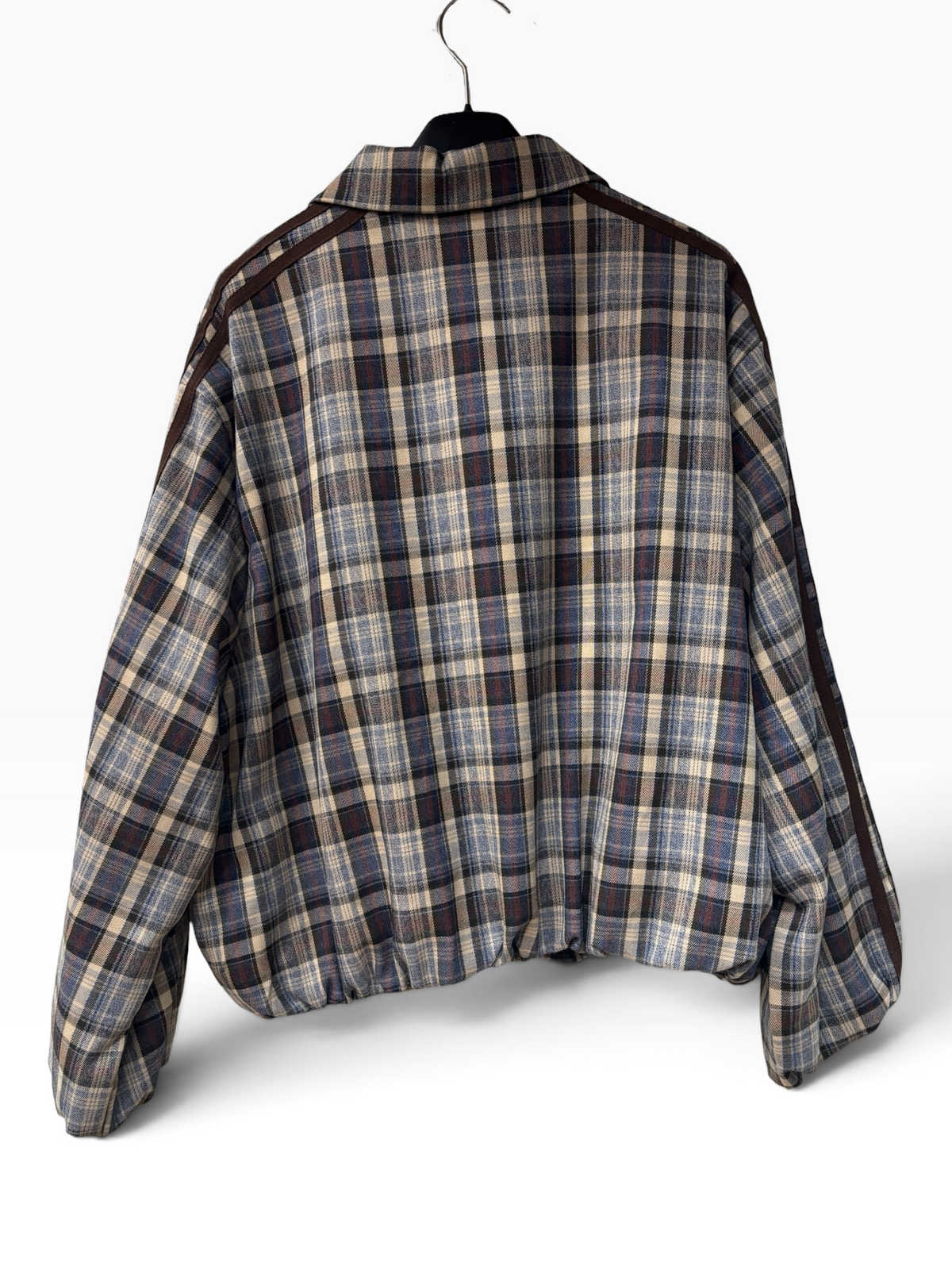 Giacca Check College con Zip