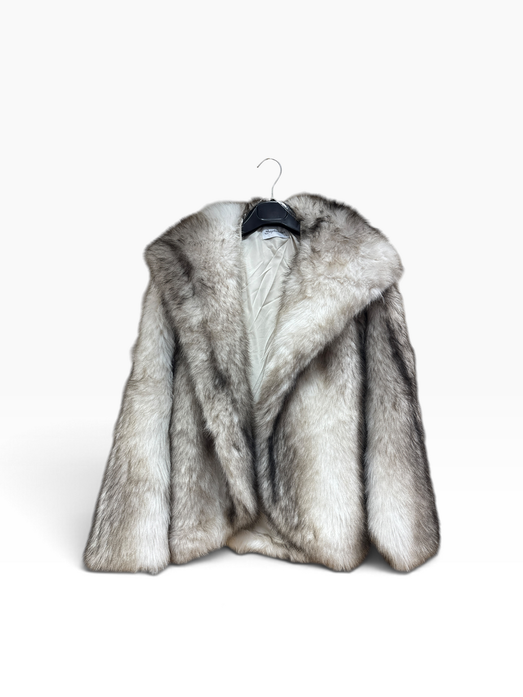Cappotto in pelliccia ecologica effetto visone