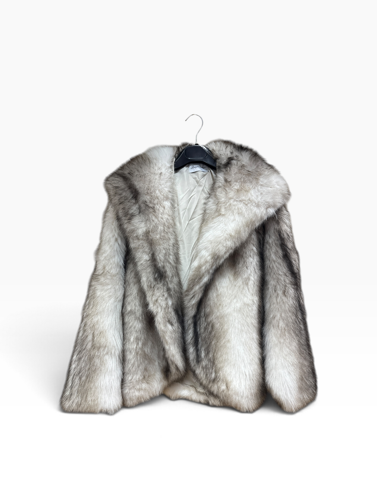 Cappotto in pelliccia ecologica effetto visone