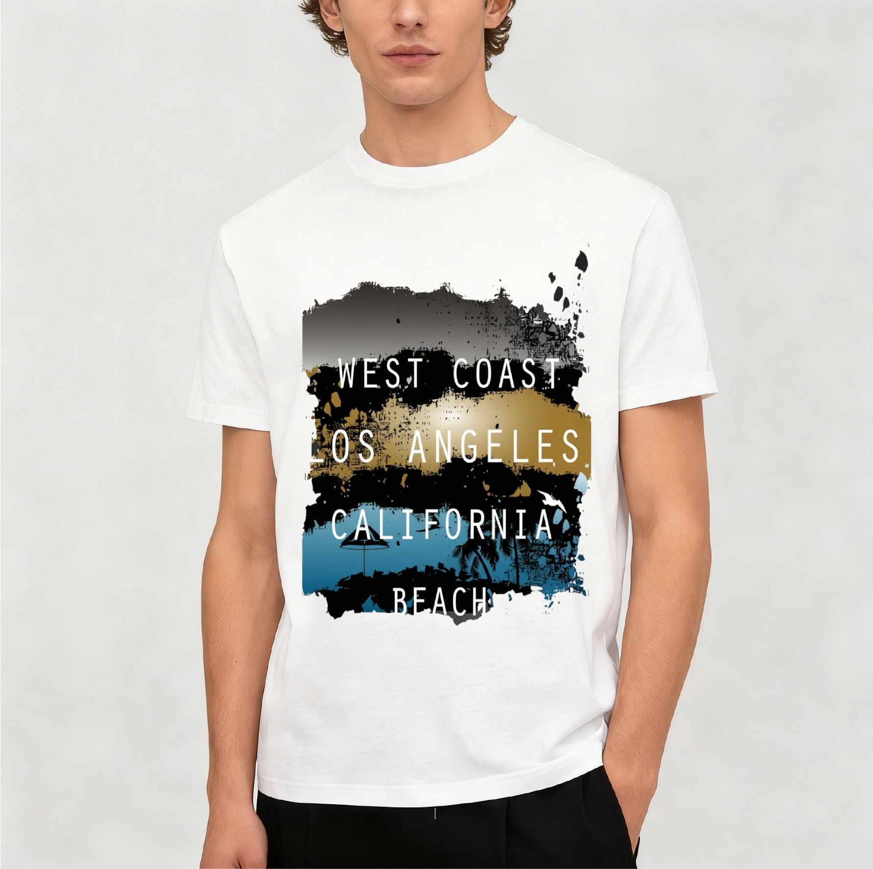 T SHIRT REGULAR UOMO CALIFORNIA