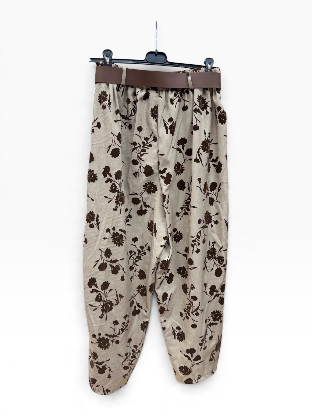 Pantalone NEW Wrap Roses Beige