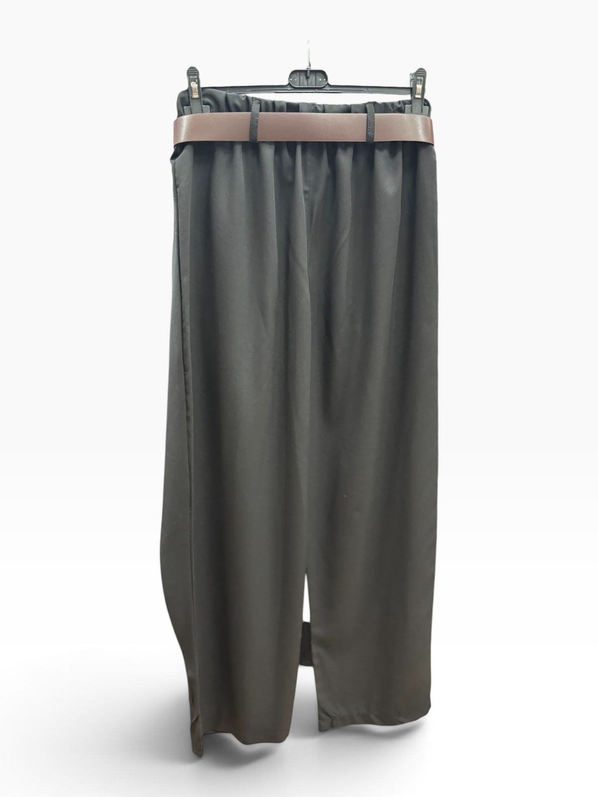 Pantalone Wrap con Cintura Nero