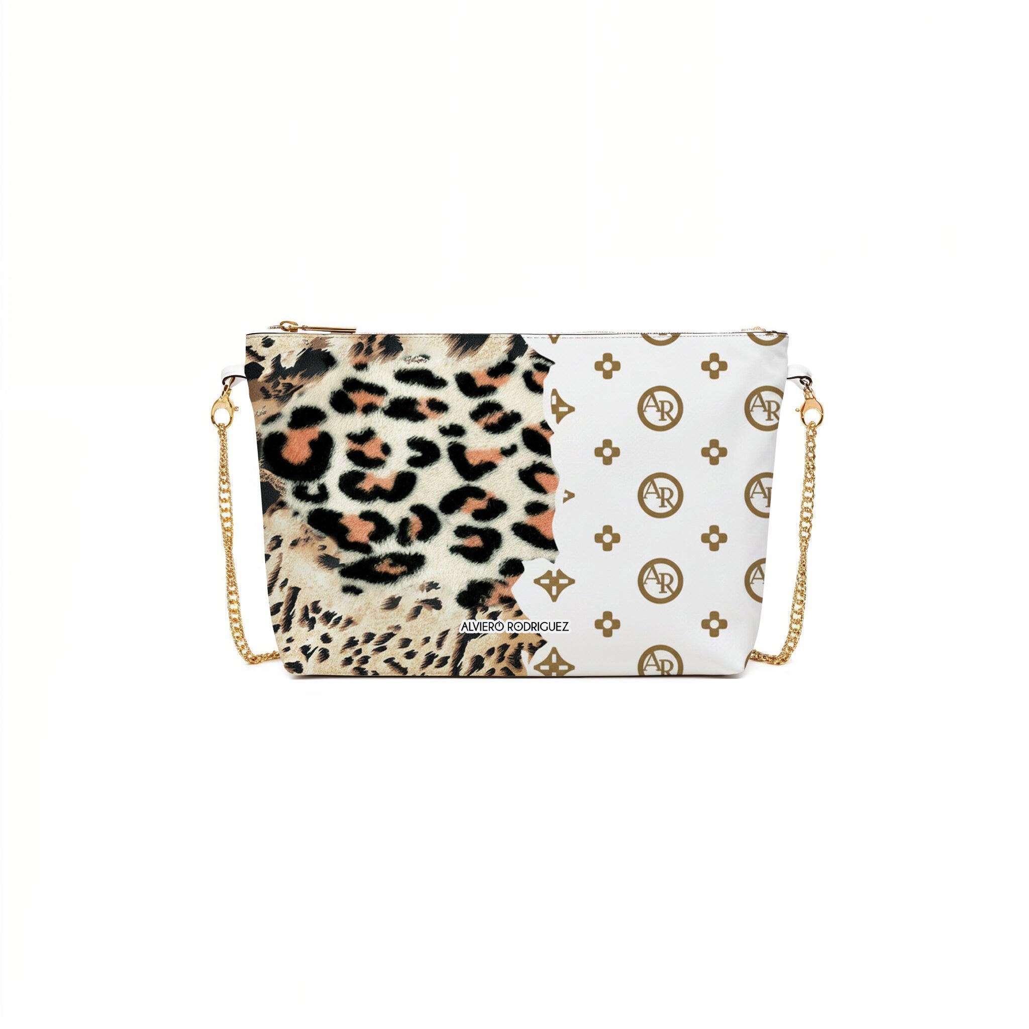 DIVA BAG BIANCA LEOPARD WHITE