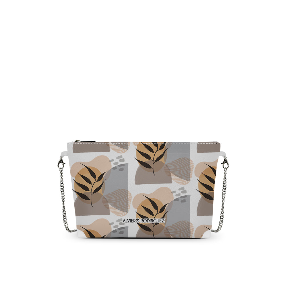 DIVA BAG BIANCA ABSTRACT PLANT