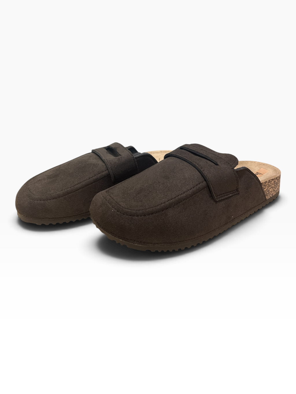 Sabot Marroni in Suede