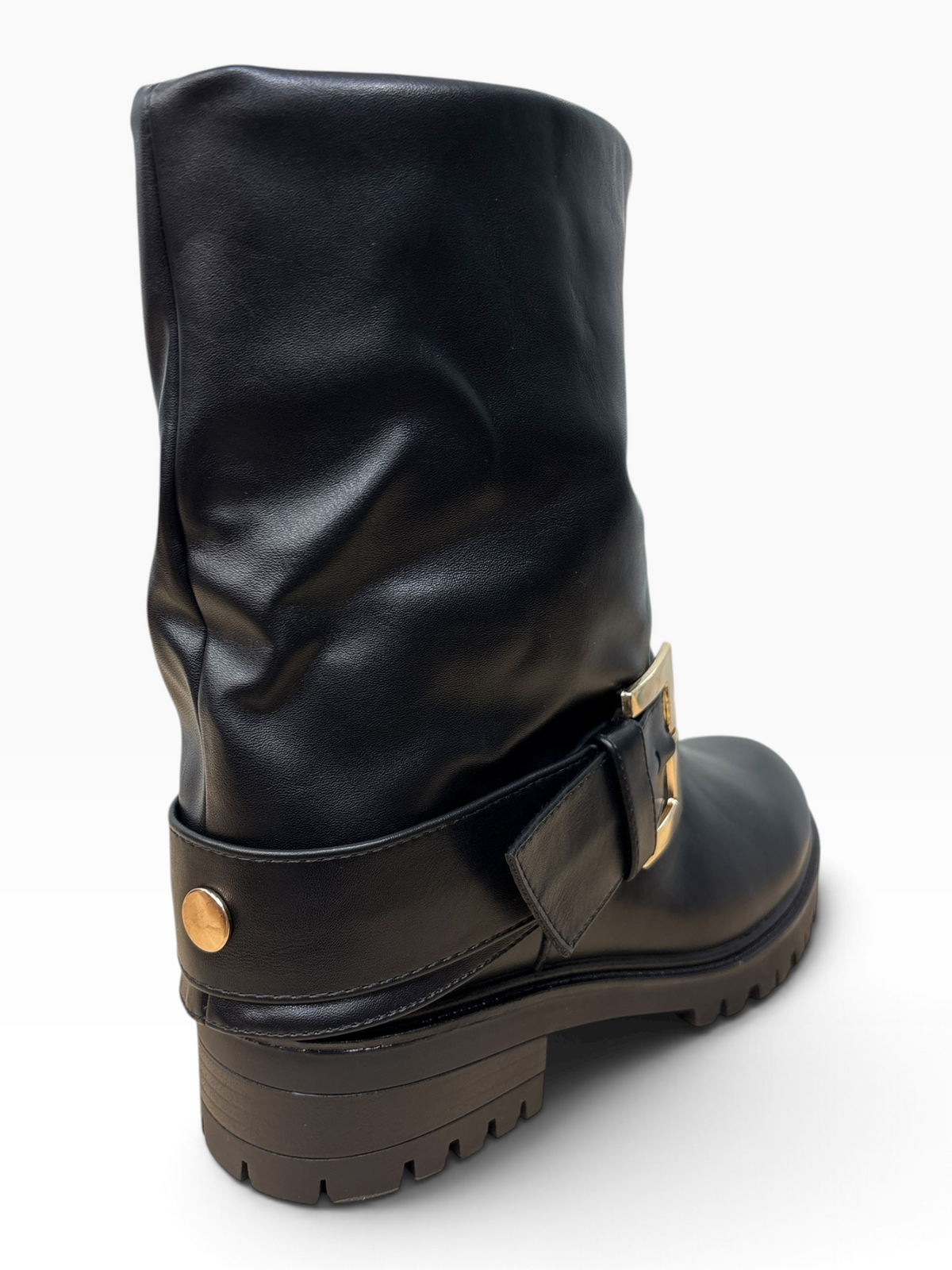 Stivaletto Urban Buckle Nero