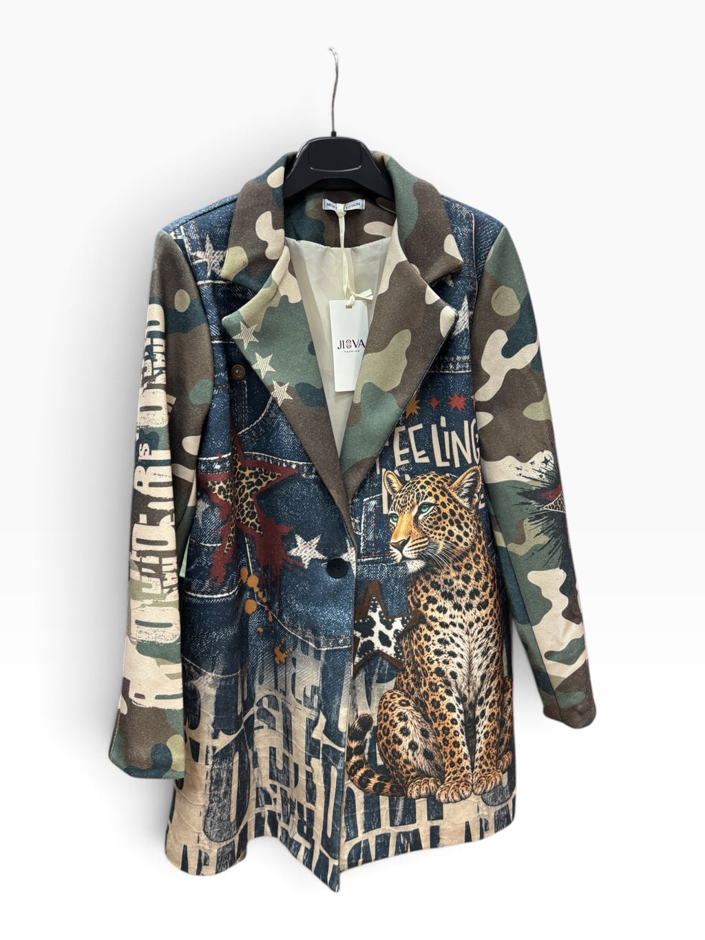 Blazer Lungo Leopard